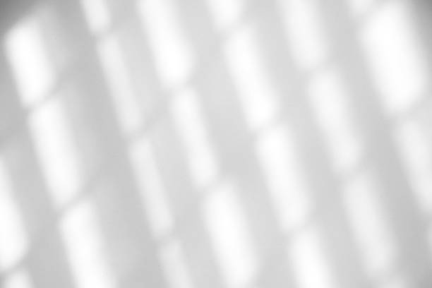 istock Window natural shadow overlay effect on white texture background, for overlay on product presentation, backdrop and mockup, summer season 1265014264