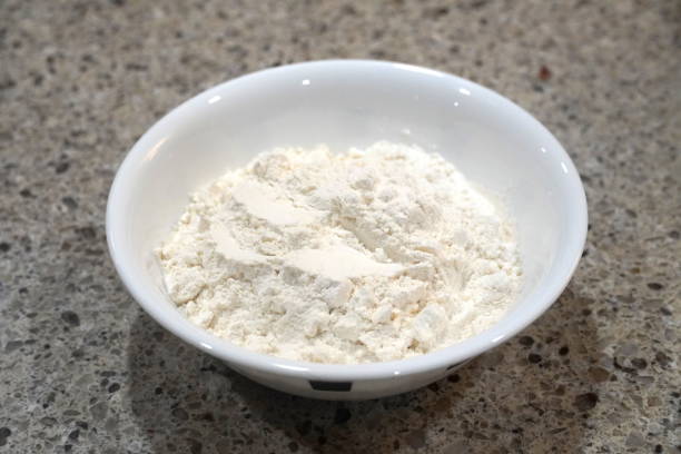 istock Bowl of white flour 1265019189