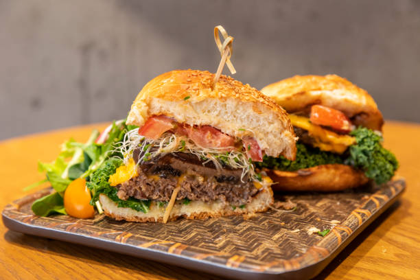 istock Grilled Protobello Mushrrom Vegan Beef Burger 1265020454