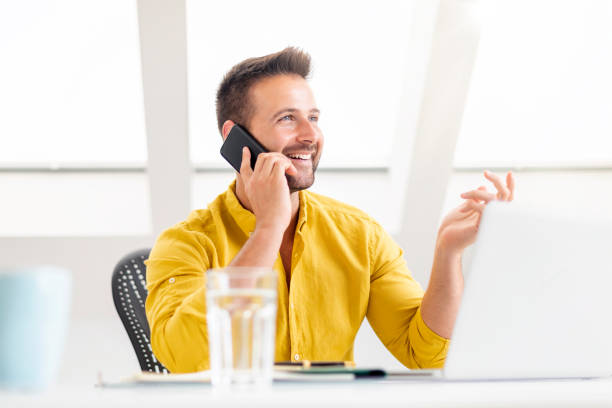istock Confident businessman working from home 1265020628