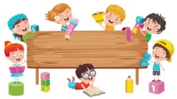 Cartoon School Children Studying Stock Video - Download Video Clip Now -  Cartoon, Child, Childhood - iStock