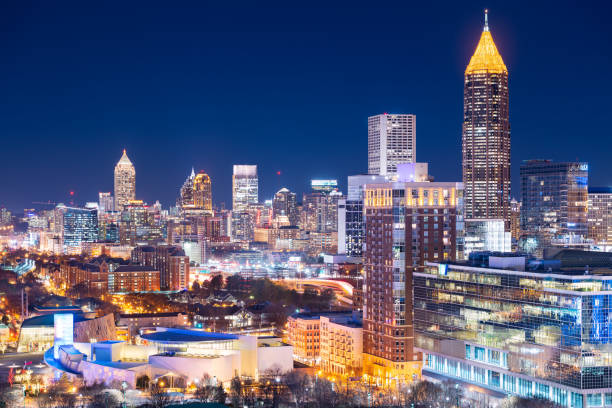 istock Atlanta, Georgia, USA downtown skyline 1265030901