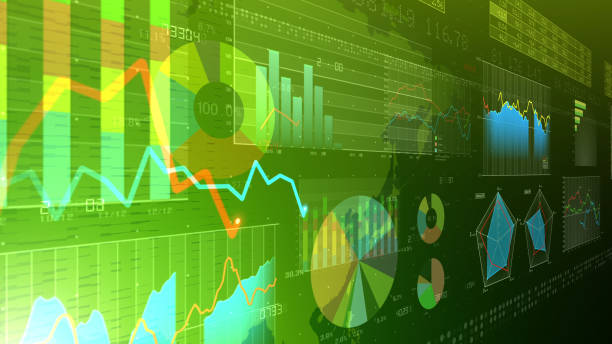 istock Business Data Graph finance Chart Bar 3D illustration background 1265032490
