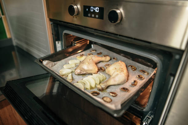 istock Chicken thighs cooked in an oven 1265032584