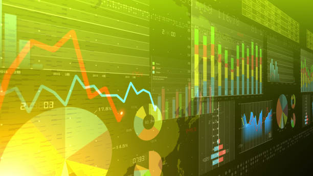istock Business Data Graph finance Chart Bar 3D illustration background 1265032619