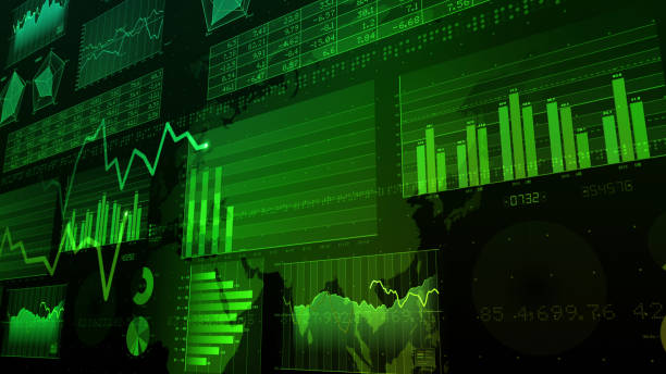 istock Business Data Graph finance Chart Bar 3D illustration background 1265032728