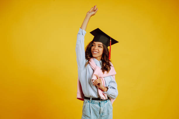 istock African American woman - student posing with smile. 1265033942