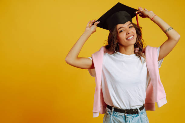 istock African American woman - student posing with smile. 1265033982