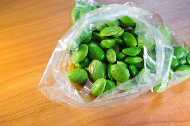 istock Closeup fresh Sato in plastic bag 1265034263