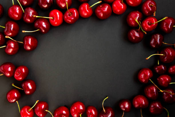 istock Background of ripe cherries 1265035390