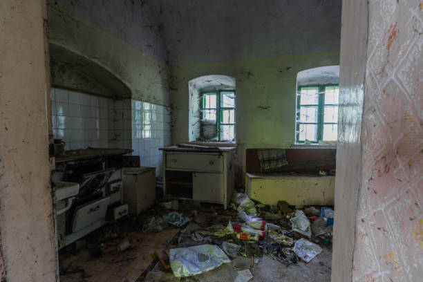 kueche with muell in a house