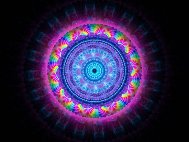 istock Colorful moder lmbtq+ space mandala isolated 1265038003
