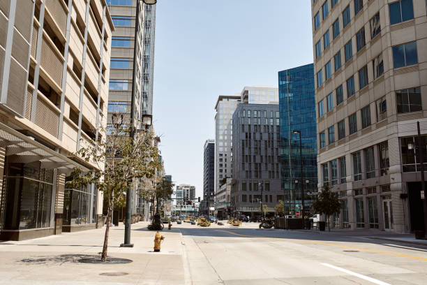 istock Modern office and commercial buildings in Downtown Denver 1265045889