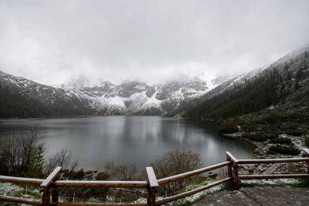 istock Morskie Oko in winter 1265047461