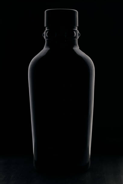 istock Black bottle of alcholics 1265050903