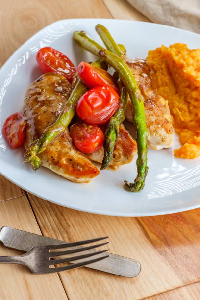 istock Italian Balsamic Chicken Asparagus 1265054839