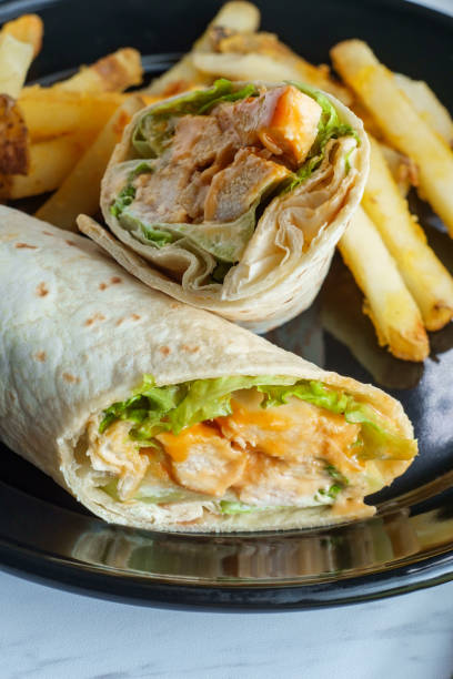 istock Buffalo Chicken Sandwich Wrap 1265056050