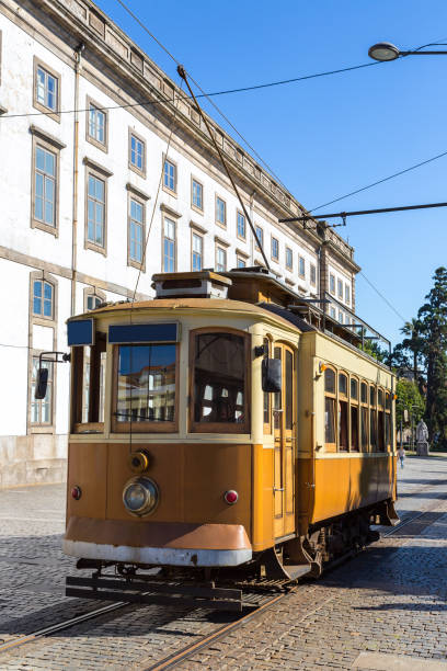 istock Historical tram in Porto 1265060018