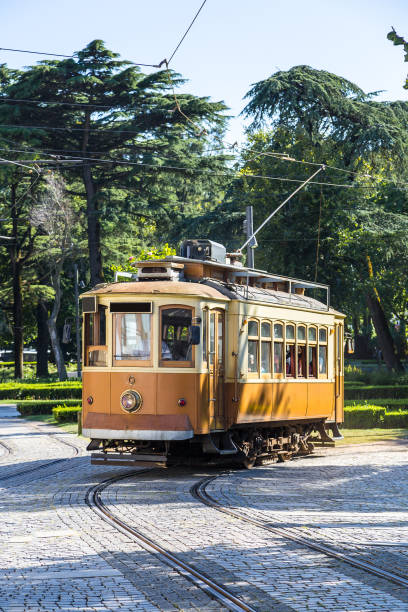 istock Historical tram in Porto 1265060068
