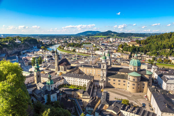 istock Panoramic view of Salzburg 1265060089