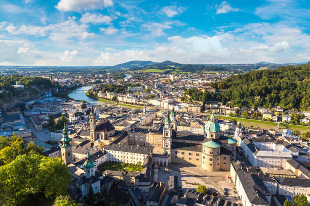 istock Panoramic view of Salzburg 1265060109