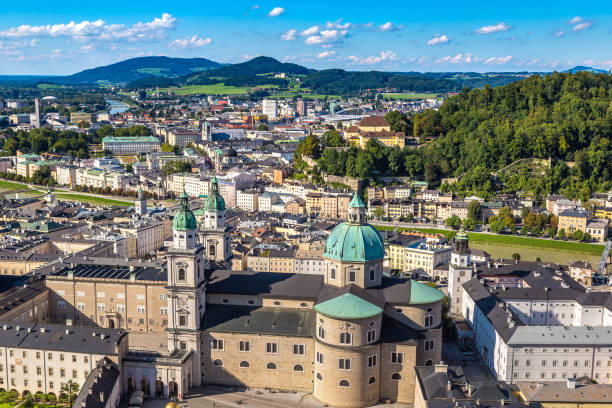 istock Panoramic view of Salzburg 1265060500