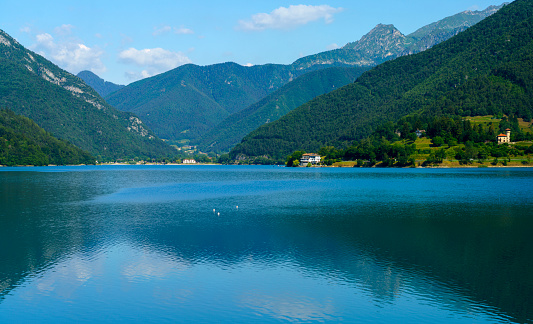 Shoreline of a glacial lake in the Salzkammergut