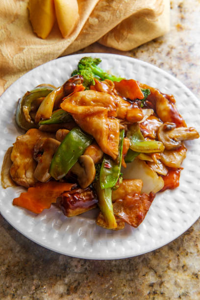 istock Szechuan Chicken Chinese Vegetables 1265064198