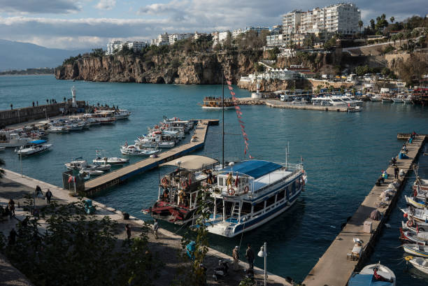 Antalya Castle scape to cliff