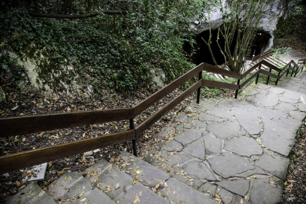 istock Staircase with autumnal leaves 1265071645