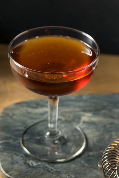 istock Refreshing Boozy Rye Brooklyn Cocktail 1265074567