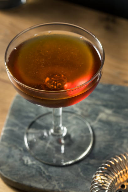 istock Refreshing Boozy Rye Brooklyn Cocktail 1265074744