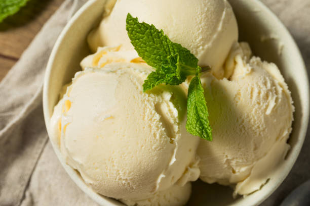 istock Homemade Frozen Vanilla Ice Cream 1265076017