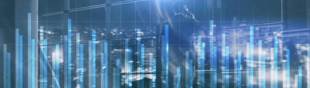 istock People on the background of graphs and charts. 1265088186