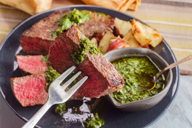 istock Chimichurri Steak and Potatoes 1265089030