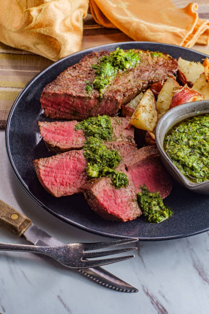 istock Chimichurri Steak and Potatoes 1265089118