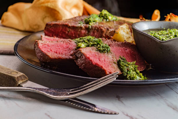 istock Chimichurri Steak and Potatoes 1265089121
