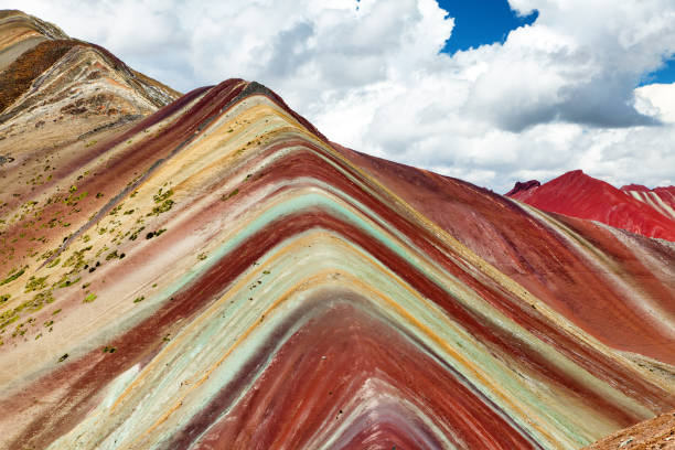 istock Rainbow mountains Andes near Cusco in Peru 1265102130