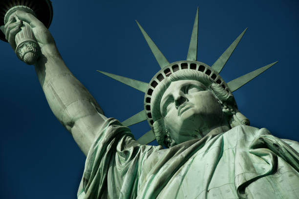 istock Let freedom ring, Lady Liberty in New York 1265114212