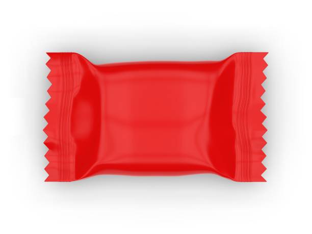 istock Blank Promotional Candy Pack For mockup and Branding, 3d render illustration. 1265116945