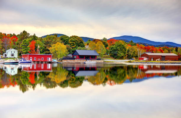 istock Autumn on Moosehead Lake in Maine 1265117767