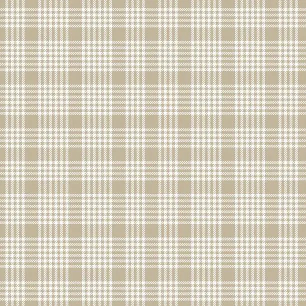 Vector illustration of Brown Plaid Tartan Seamless Pattern Collection