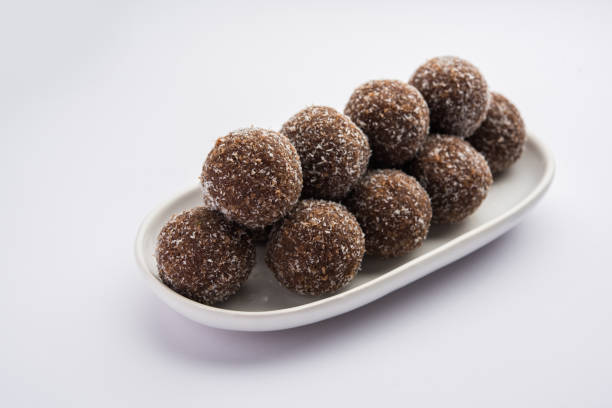 istock Chocolate Coconut sweet Laddoo, Laddu or Ladoo 1265149209