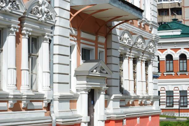 istock The restored facade of a building 1265149561