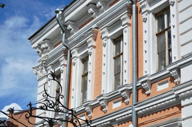 istock The restored facade of a building 1265149566