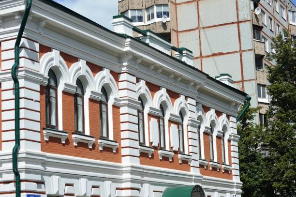 istock The restored facade of a building 1265149585