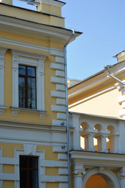 istock The restored facade of a building 1265149665