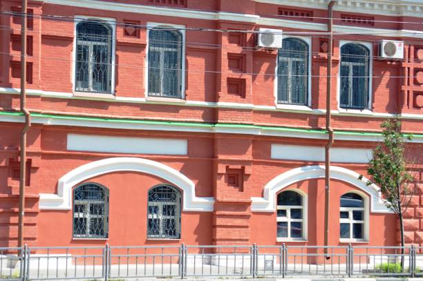 istock The restored facade of a building 1265149751