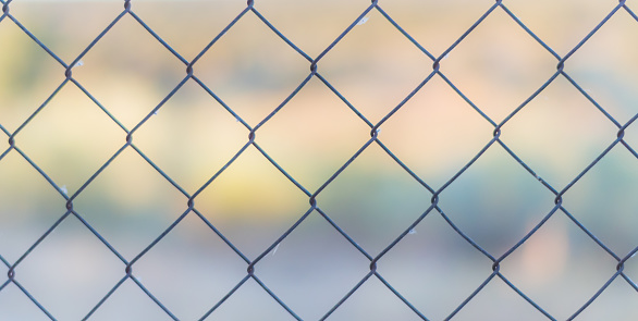 metal mesh fence texture