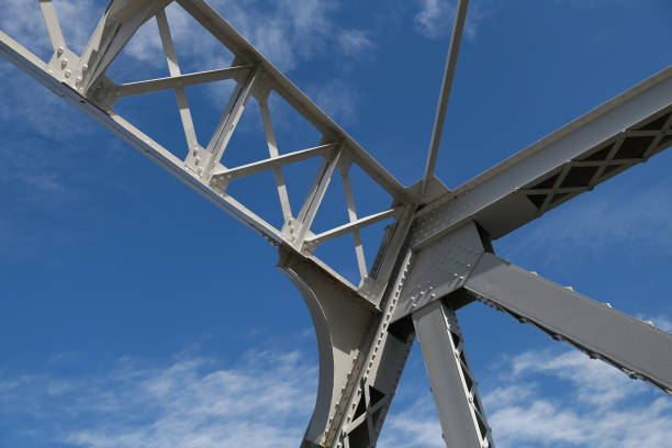 istock Steel frame of the building 1265161771